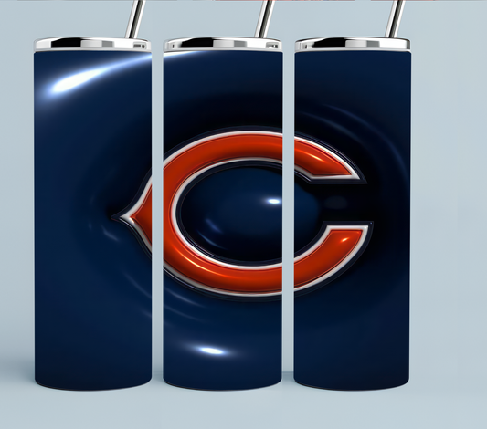 Chicago Bears Football tumbler