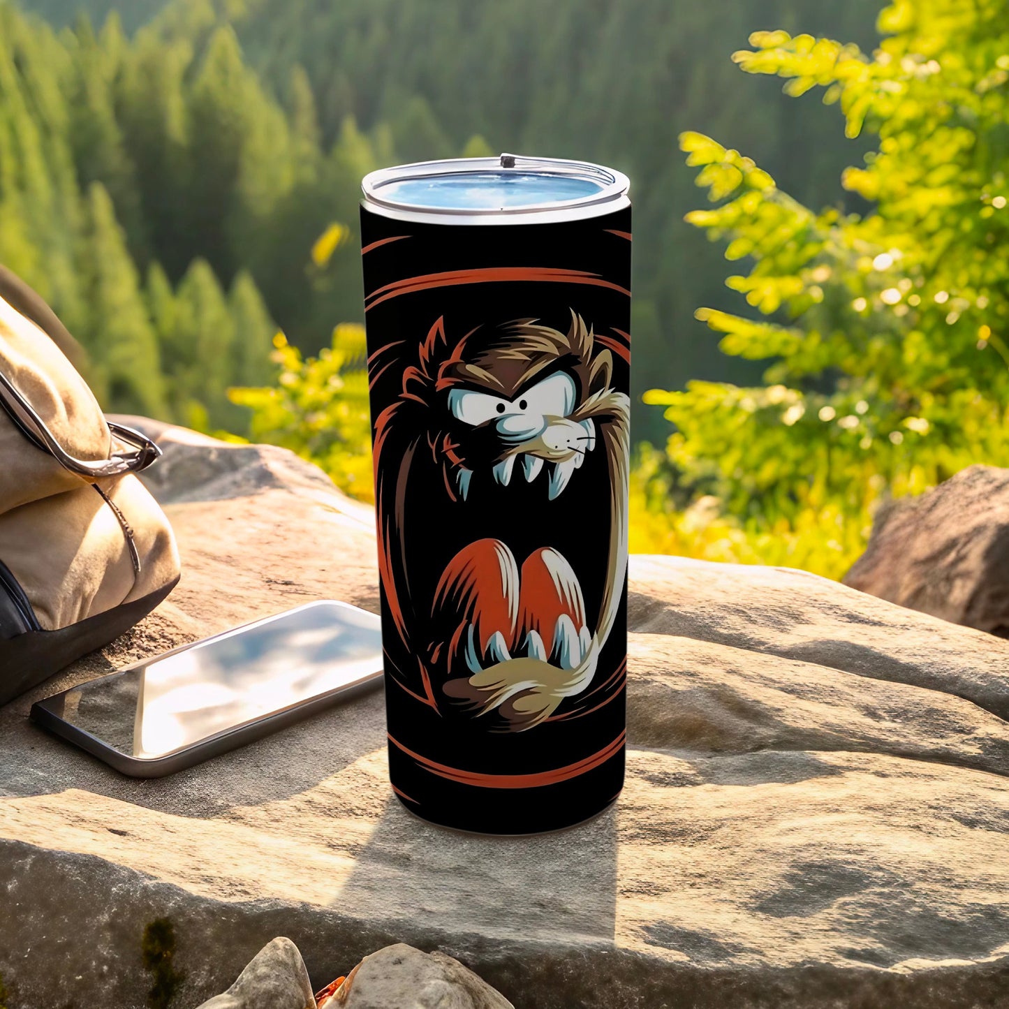 Fierce Cartoon Monster Design Vacuum Insulated Tumbler
