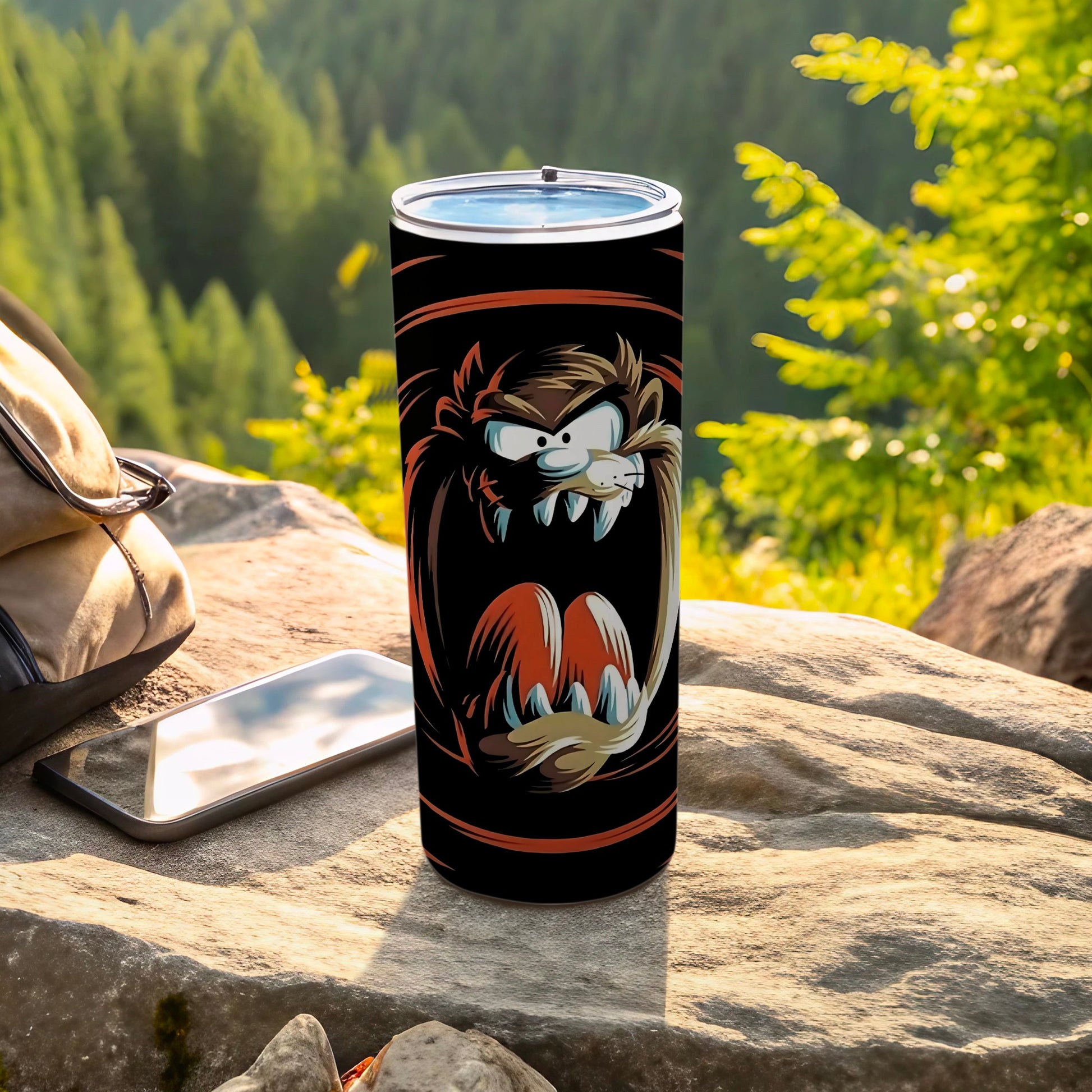 Fierce Cartoon Monster Design Vacuum Insulated Tumbler