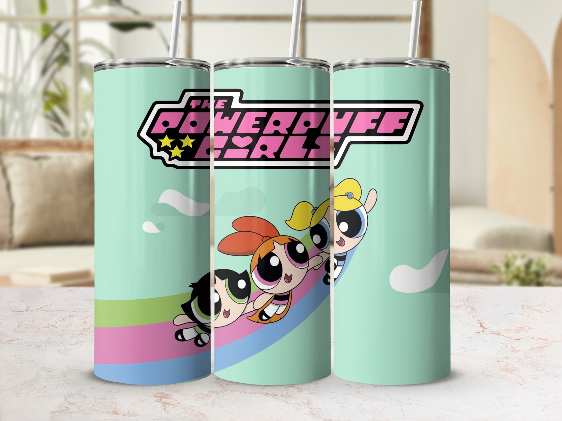 The Powerpuff Girls Tumbler Ideal Animated Design