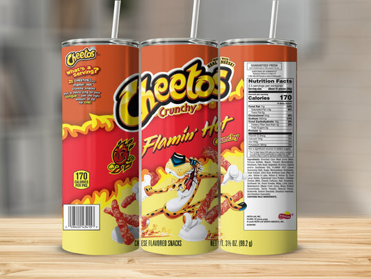 Cheetos Flamin Hot Crunchy 170 Calories Per PKG Tumbler product type