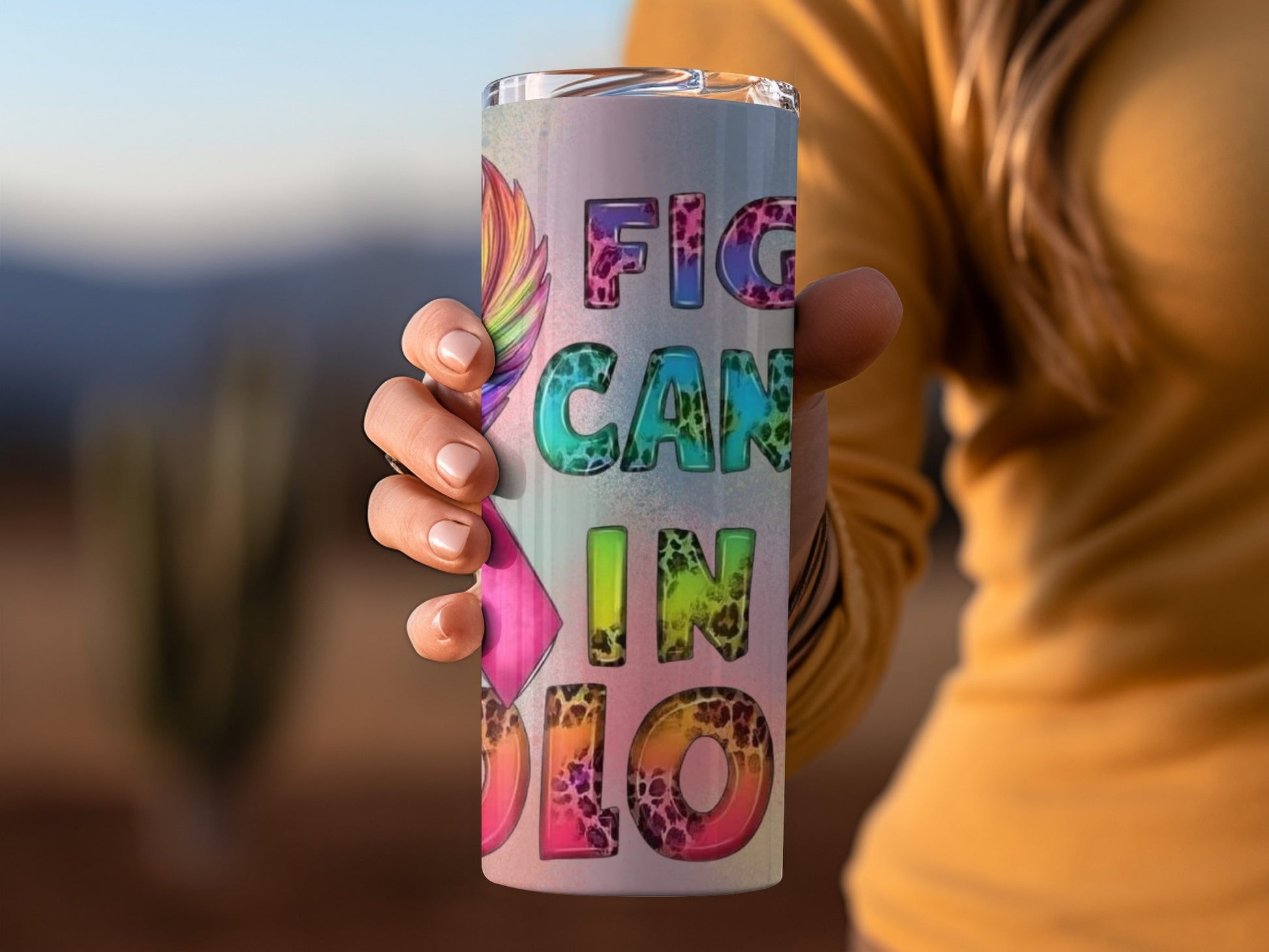 Colorful Fig CAN In Oio Insulated Tumbler