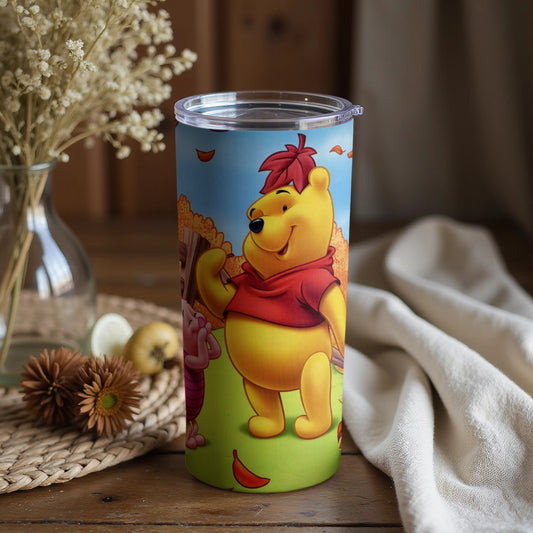 Cute Winnie the Pooh and Piglet Tumbler Product