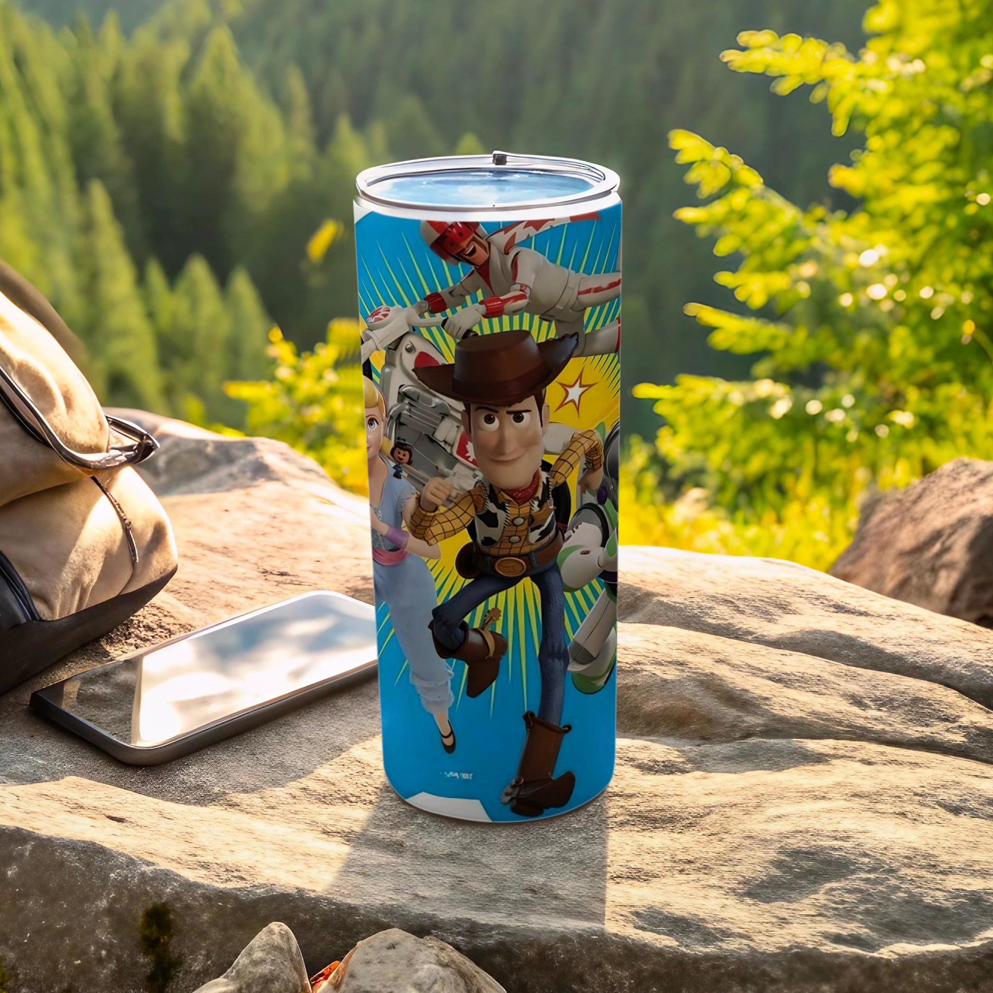 Bright Character Insulated Travel Tumbler with Lid