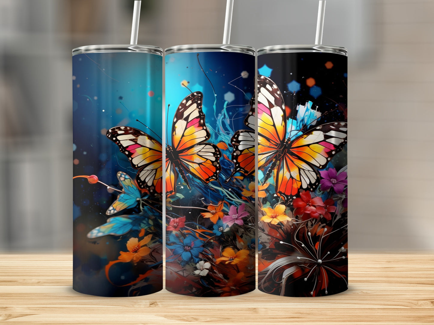 Vibrant Butterfly Floral Abstract Art Tumbler product type
Butterfly Tumbler
Floral Design
Vibrant Butterflies
Colorful Flowers
Abstract Art
Nature Inspired
Tumbler Art
Butterfly Garden
Flower Tumbler
Artistic Tumbler
Butterfly Print
Gradient Background
Bright Colors
Drinkware
Gift Idea
Unique Design
Butterfly Lover
Floral Pattern
Summer Tumbler
Beautiful Butterfly