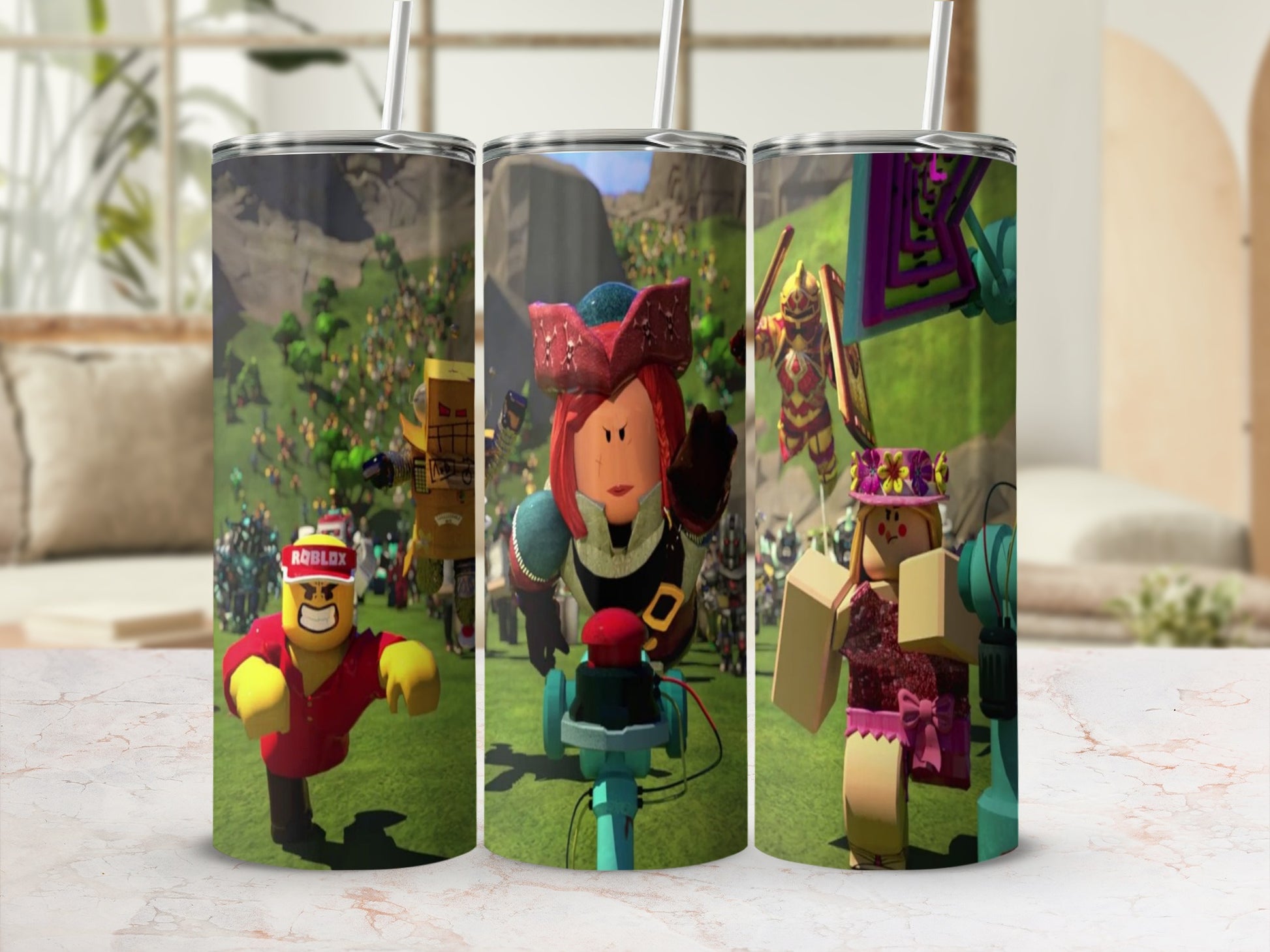 Roblox Character Themed Tumblers for Fans