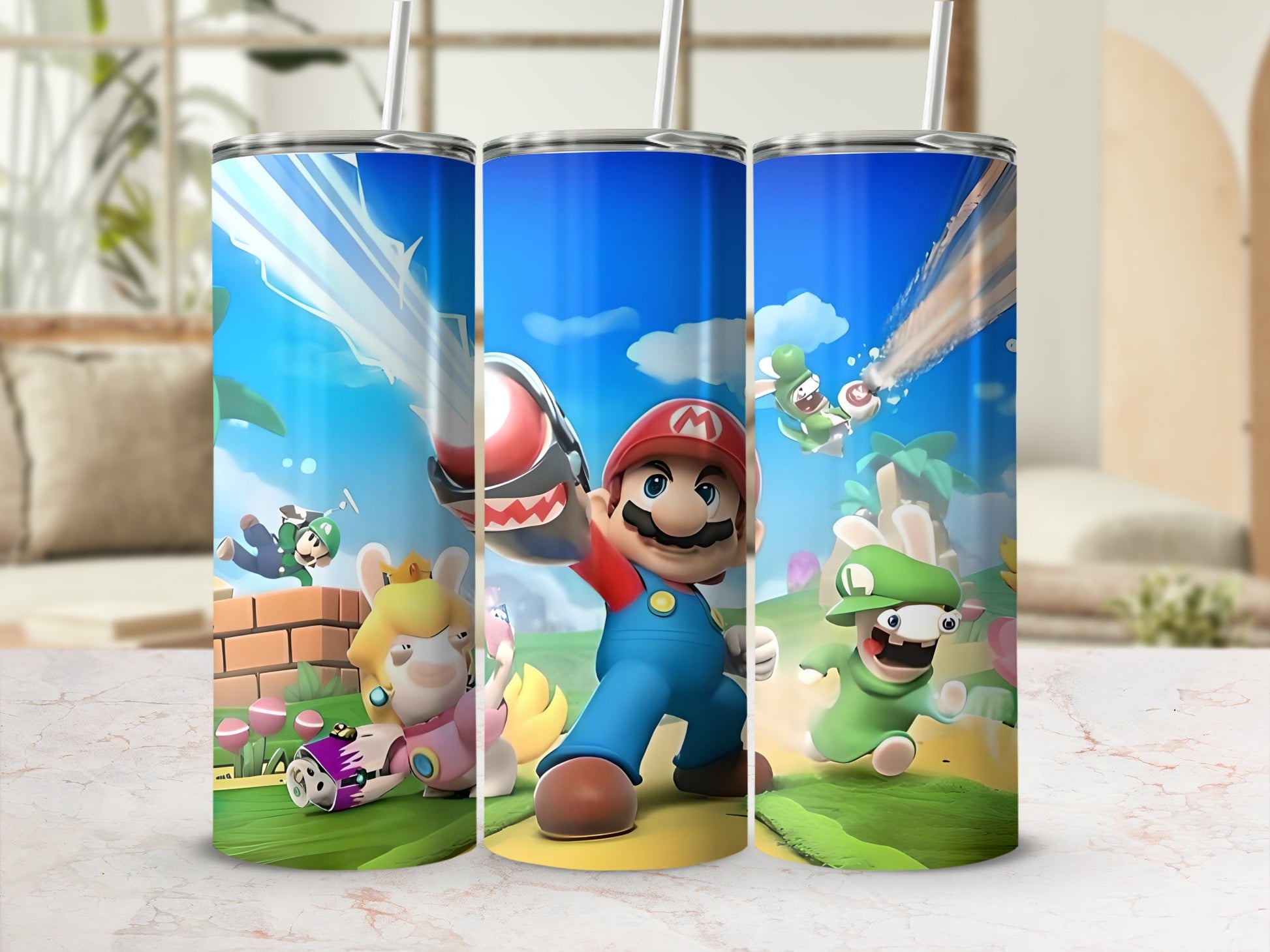 Colorful Cartoon Character Stainless Steel Tumbler