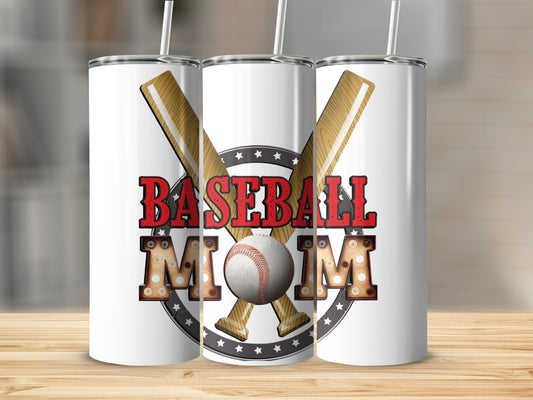 Baseball Mom Tumbler for Sports Enthusiasts