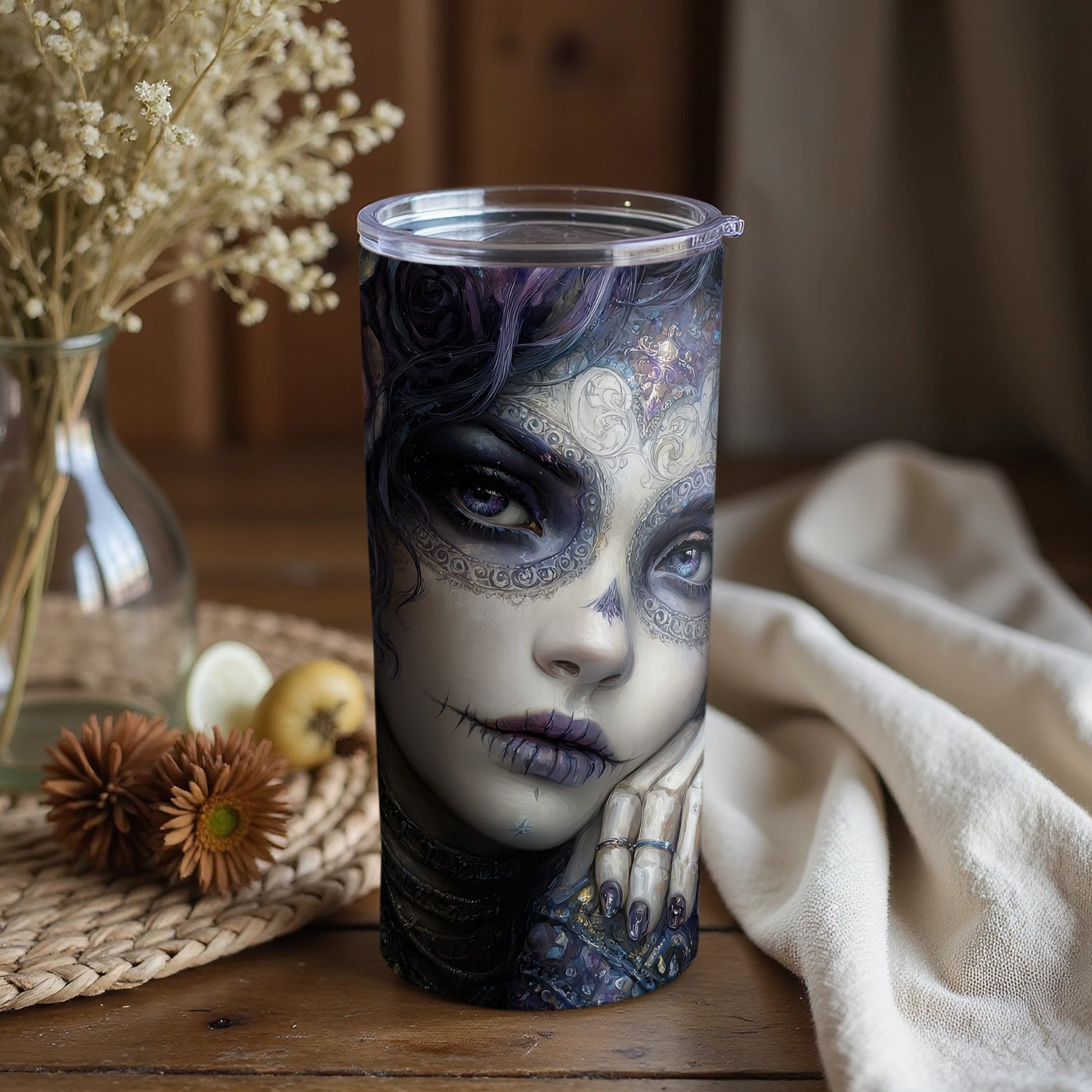 Mysterious Fantasy Art Fully Printed Tumbler