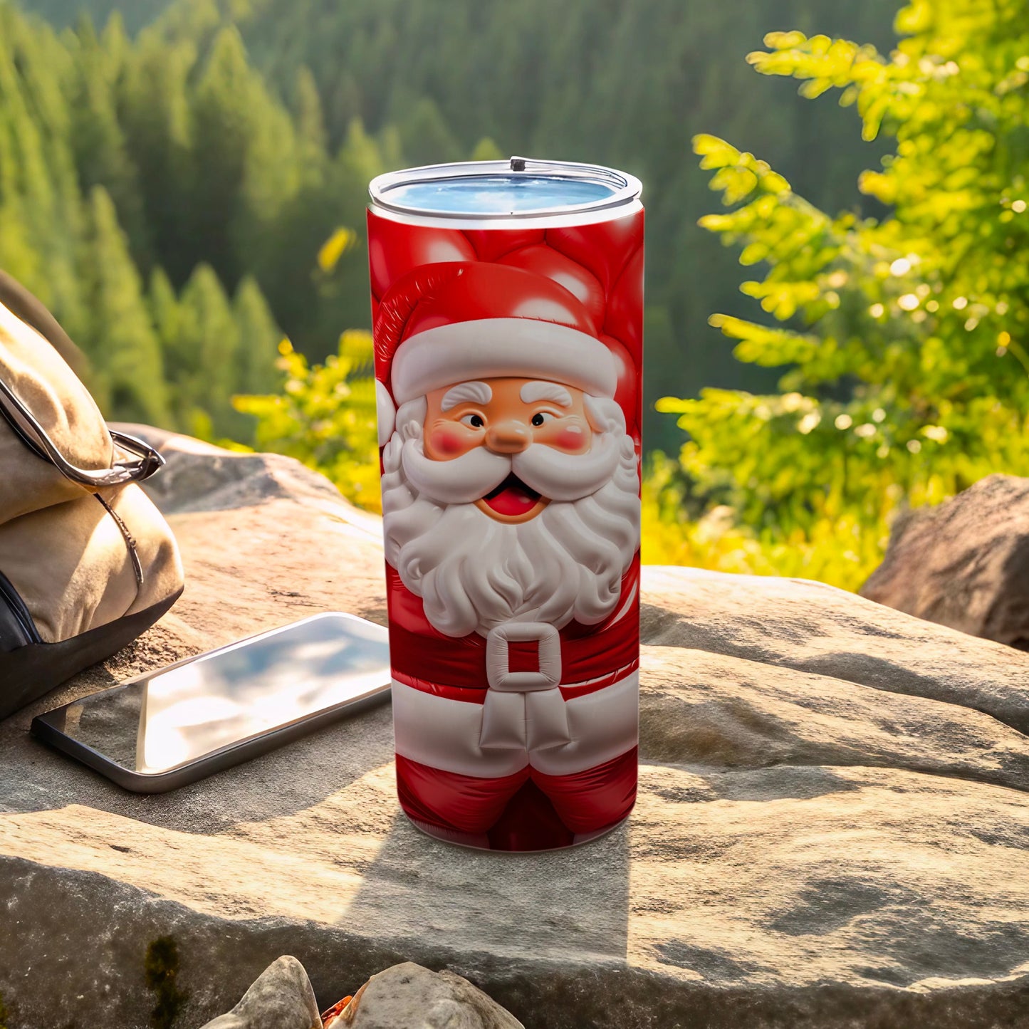 Festive Santa Claus Insulated Stainless Steel Tumbler