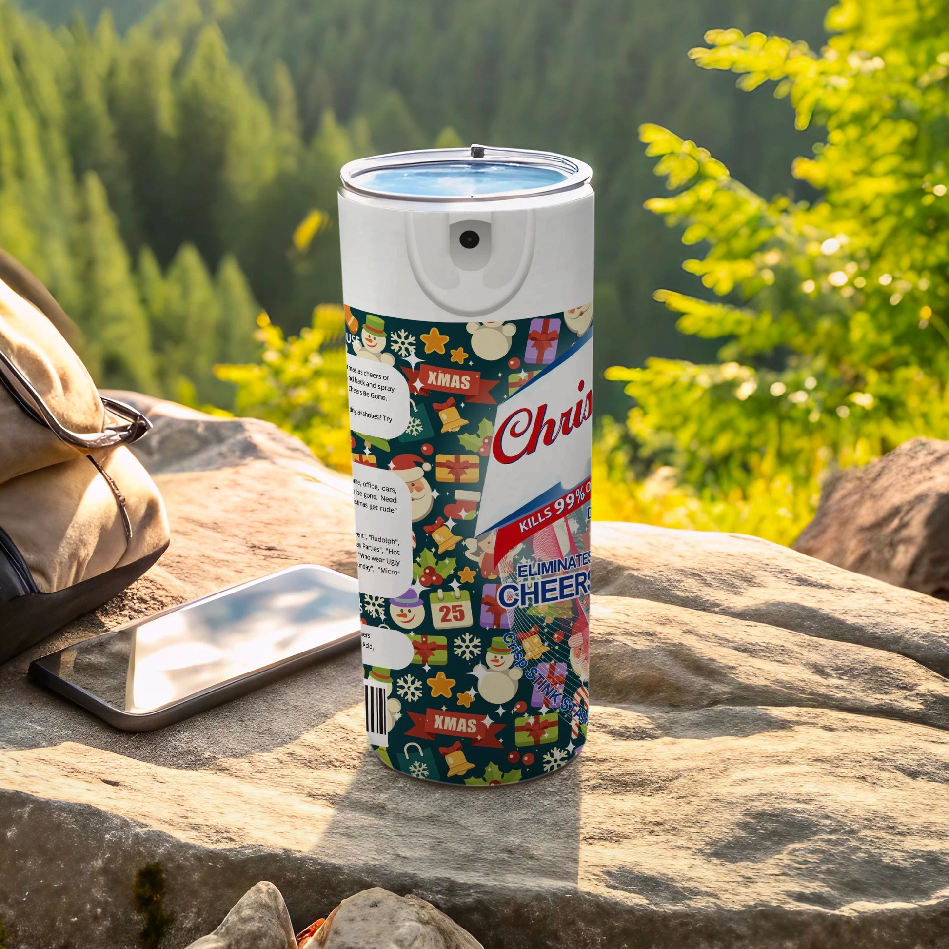 Festive Christmas Design Insulated Travel Mug