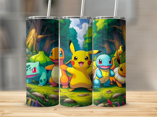 Adorable Cartoon Characters Themed Beverage Container