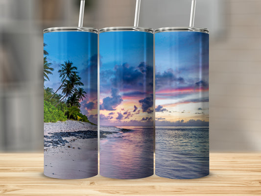 Scenic Ocean Sunset Insulated Tumbler for Drinks