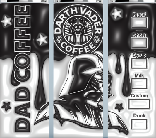 Dad Vader Starbucks Coffee tumbler