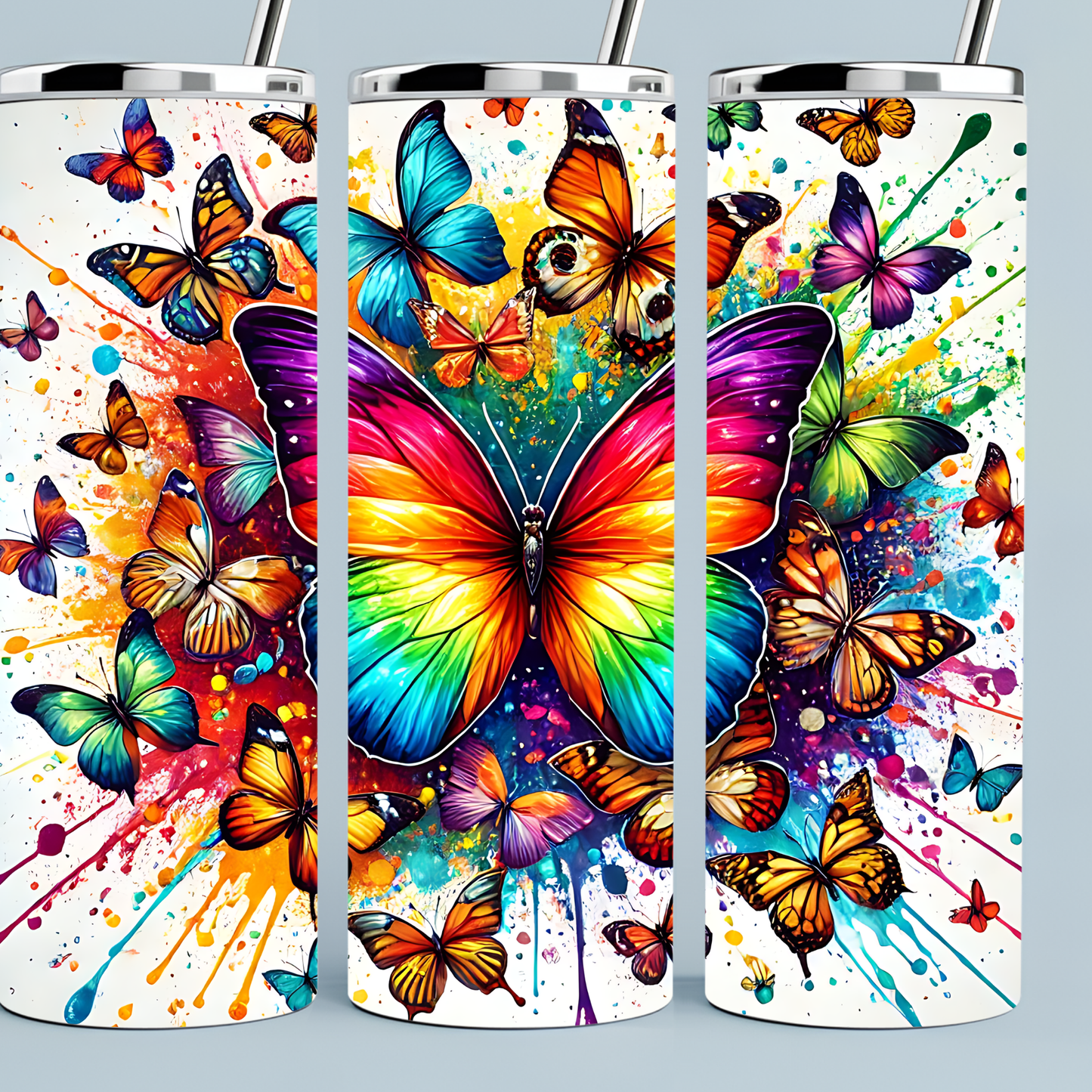 Brightly colored butterfly