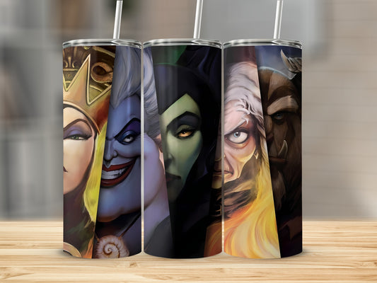 Villains Inspired Tumbler Stainless Steel Drinkware