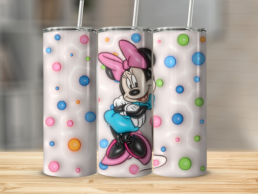 Minnie Themed Polka Dot Beverage Tumbler Product