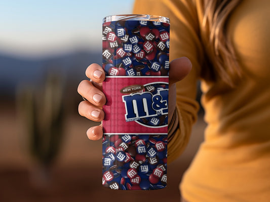 New York M&Ms Chocolate Giants Winning Size Tumblers