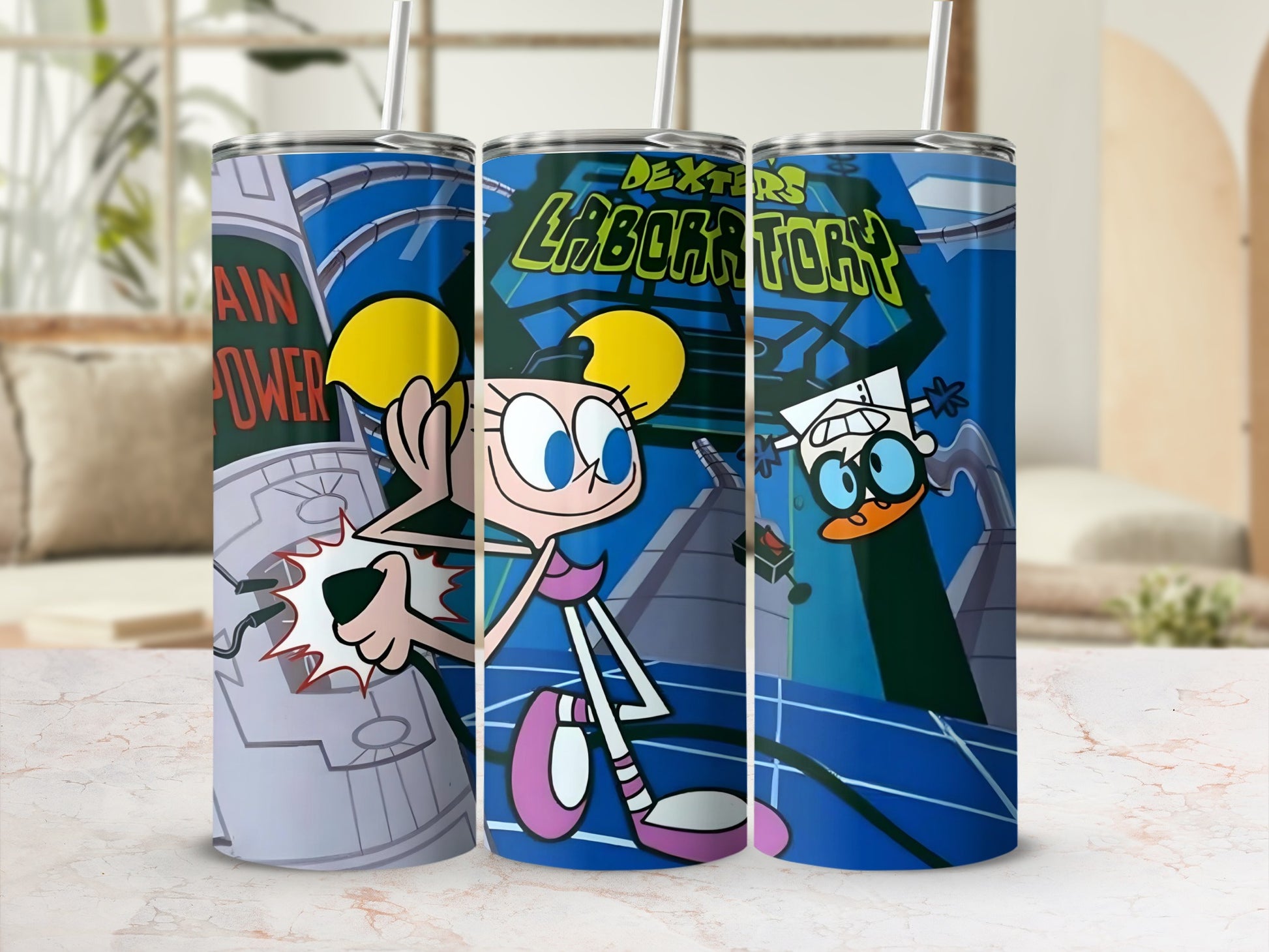 Dexter's Laboratory Brain Power Tumbler