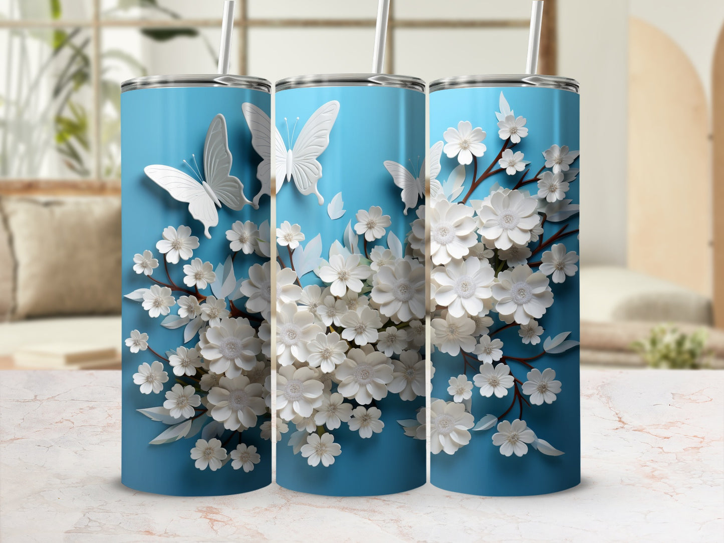 White Butterflies Flowers Blue Background Tumbler product type
butterfly
butterflies
flower
flowers
white flowers
blue background
white butterflies
floral
nature
aesthetic
elegant
spring
summer
drinkware
gift
custom
design
pattern
beautiful
tumbler
