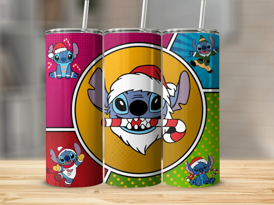 Colorful Holiday Cartoon Character Stainless Steel Tumbler