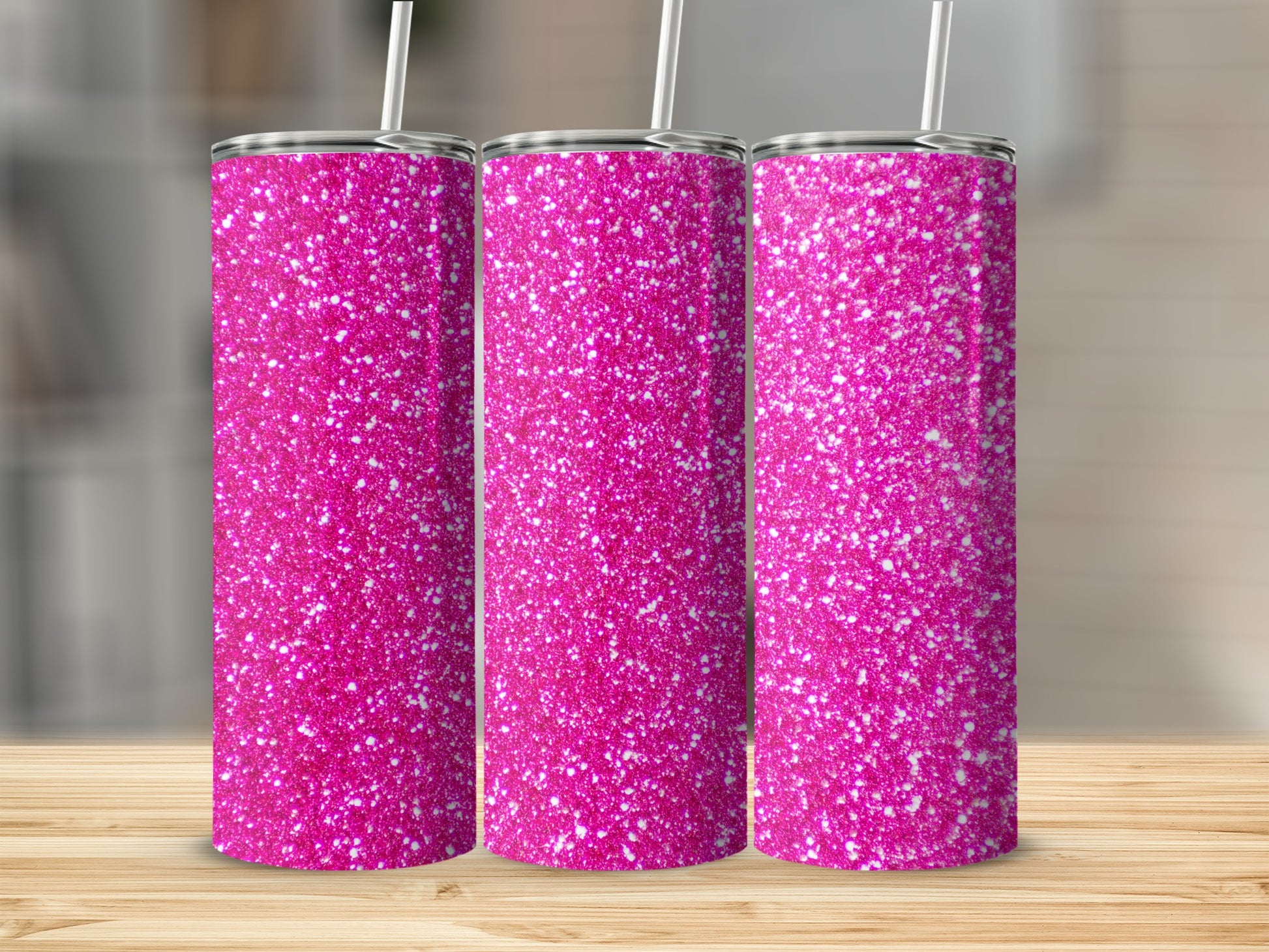 Sparkling Pink Glitter Tumbler Perfect for Every Occasion