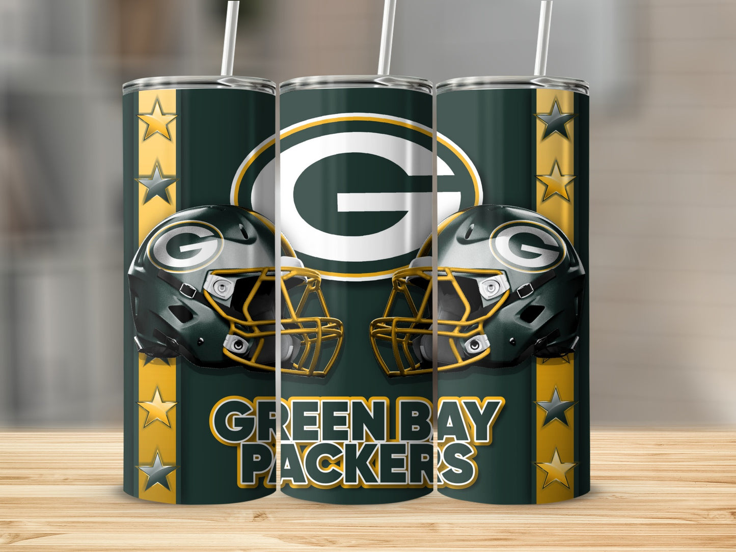 Green Bay Packers Football Helmets Sport Team Tumblers