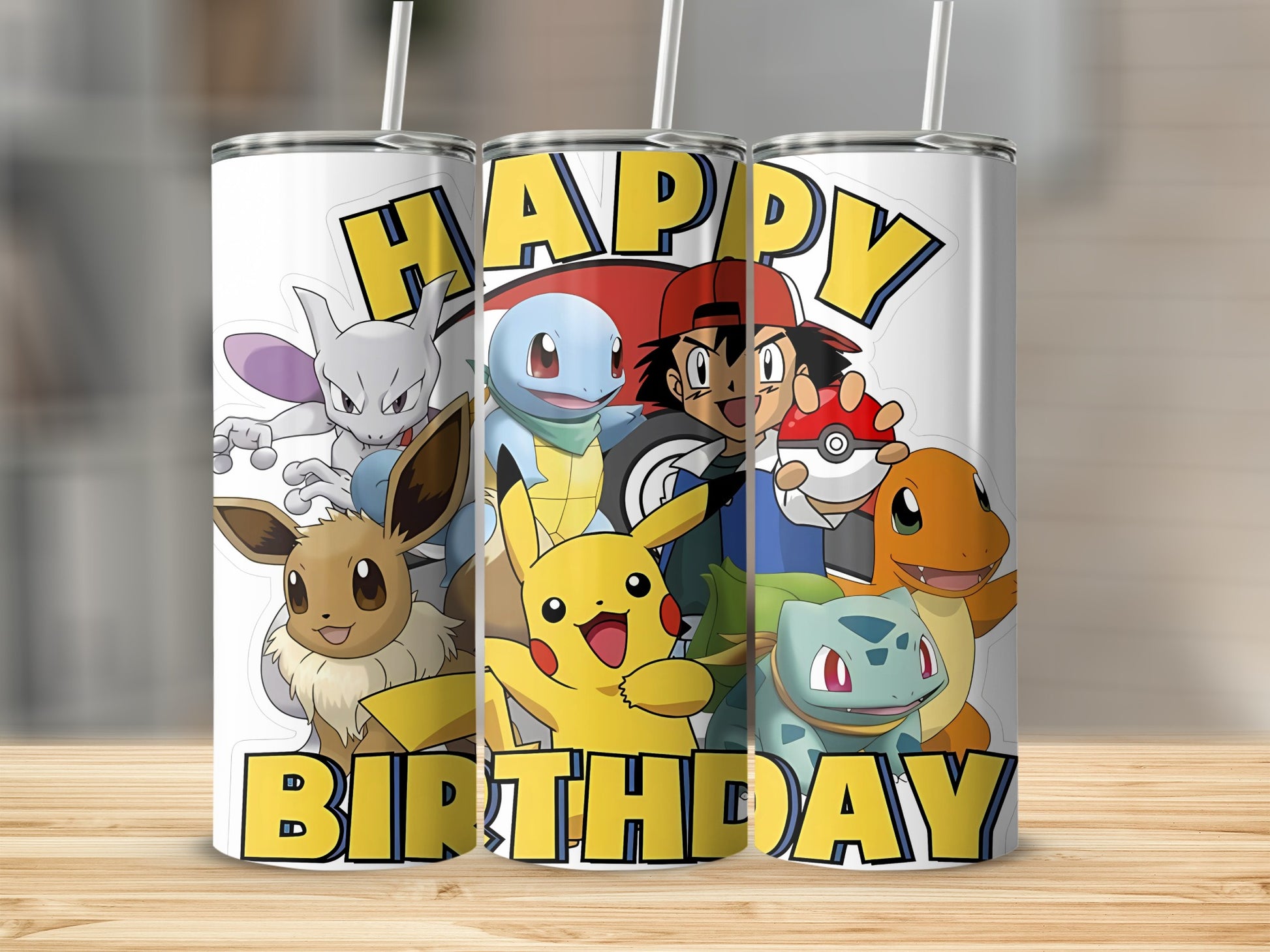 Happy Birthday Anime Characters Themed Product