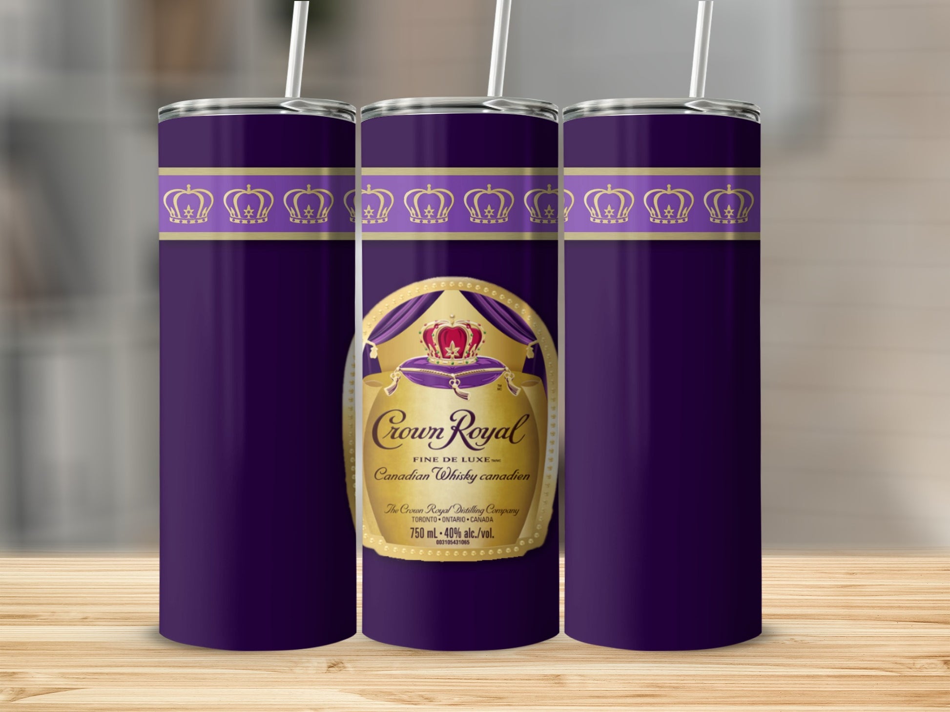 Purple Gold Crown Royal Canadian Whisky Tumbler product type