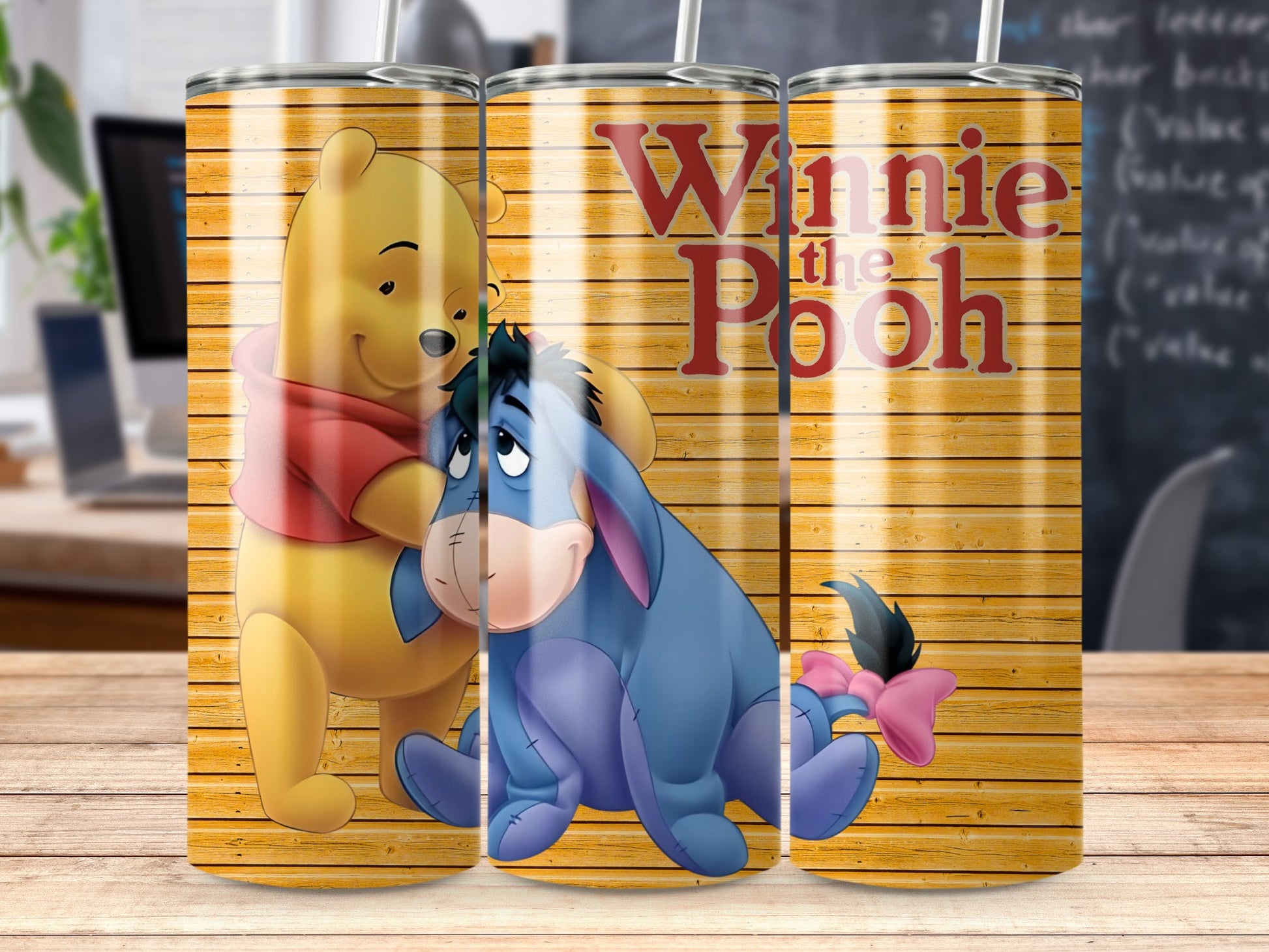 Winnie the Pooh Tumbler with Eeyore Design