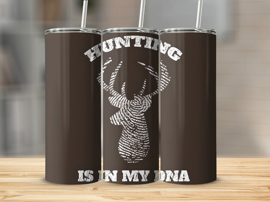 Hunting Is In My DNA Stainless Steel Tumbler