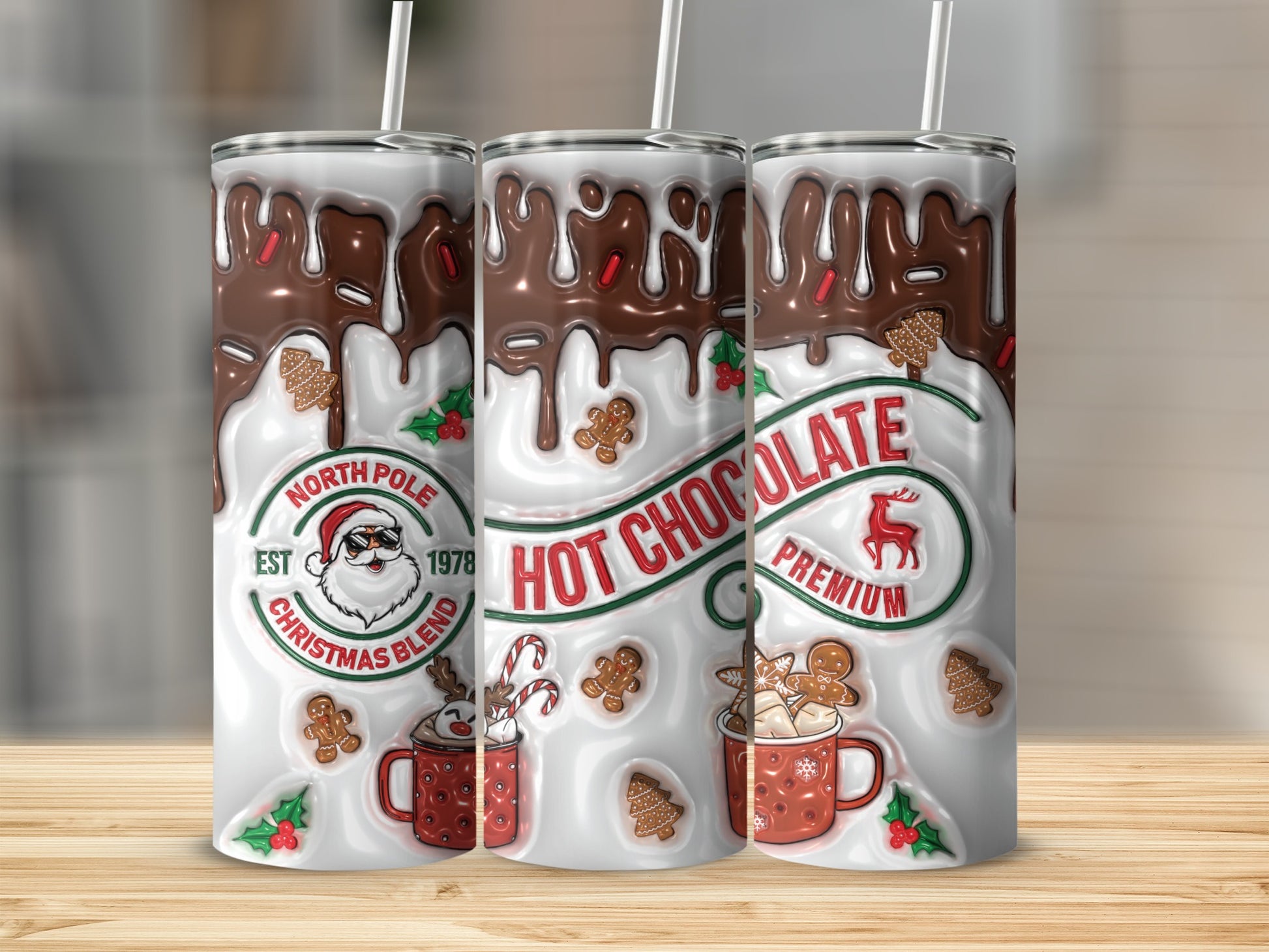 Christmas Blend North Pole Hot Chocolate Premium tumbler