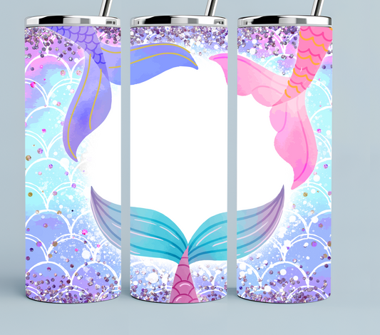Customizable Mermaid tumbler