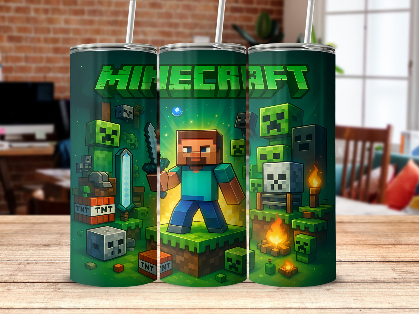 Minecraft Adventure Tumbler For Gaming Fans