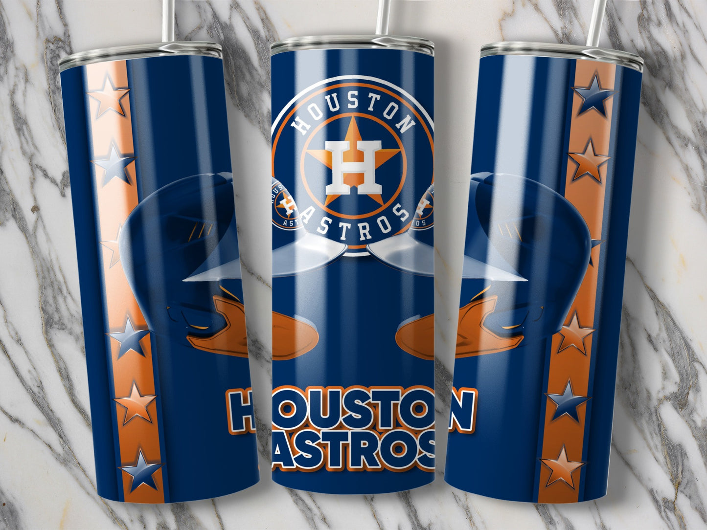 Houston Astros Helmets and Logo Design Sport Tumblers