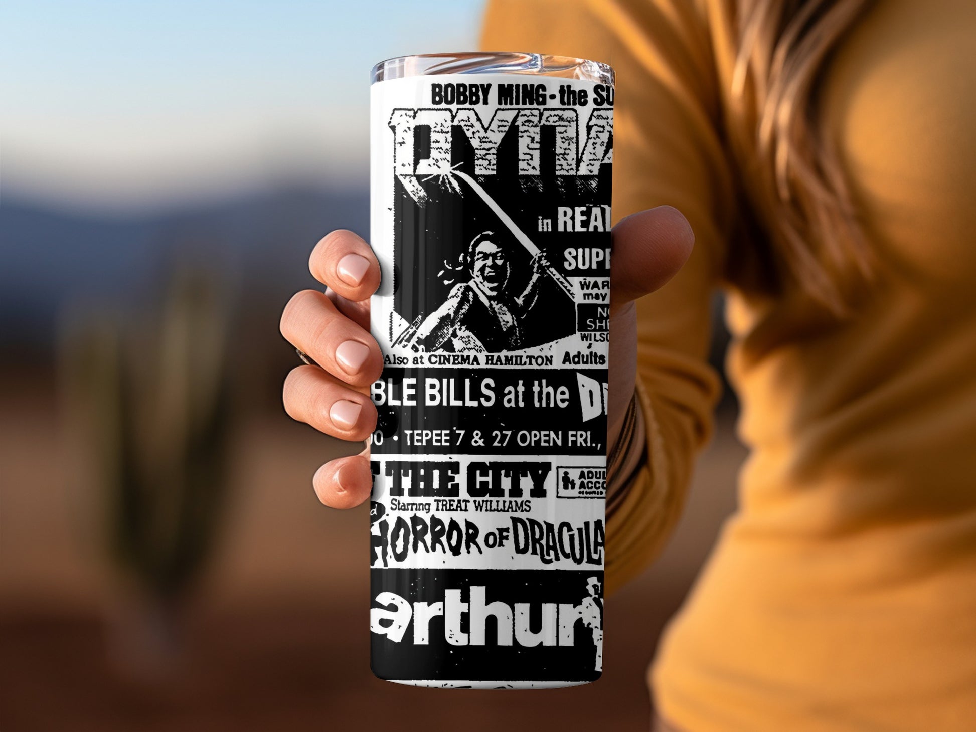Vintage Movie Poster Collage Insulated Tumbler