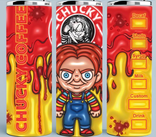 Chucky Starbucks Coffee tumbler