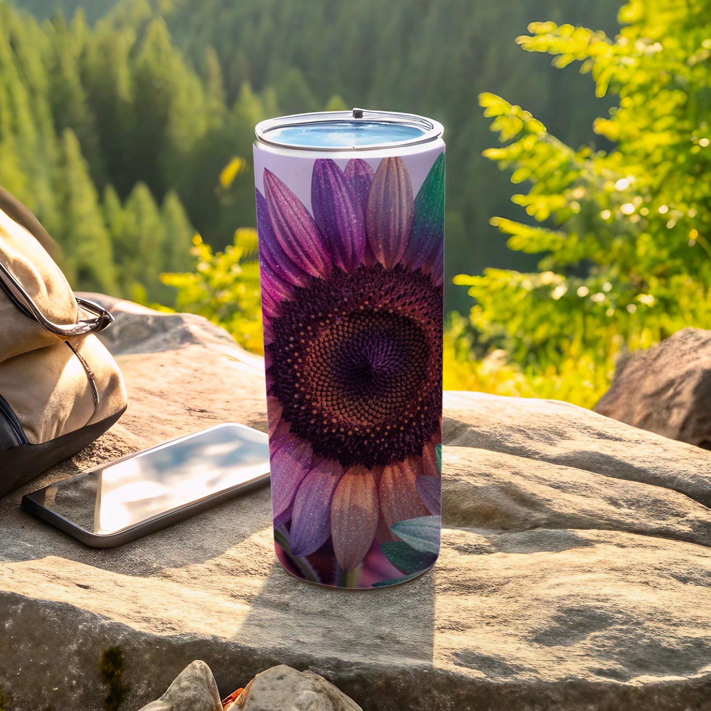 Beautiful Sunflower Design Insulated Tumbler Product