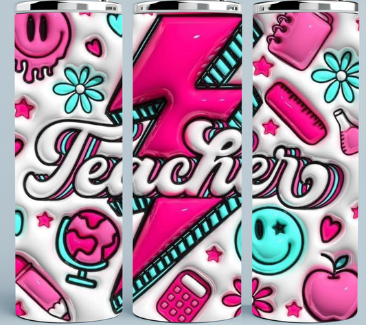 Teacher 3D Tumbler