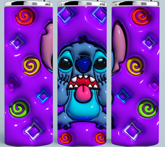 3D Stitch Inflated Tumbler