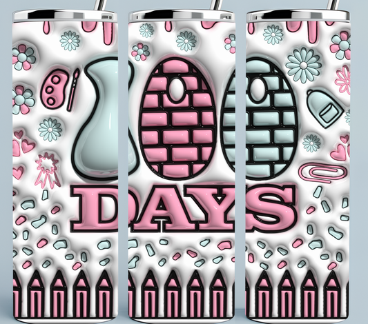100 Days of School Tumbler