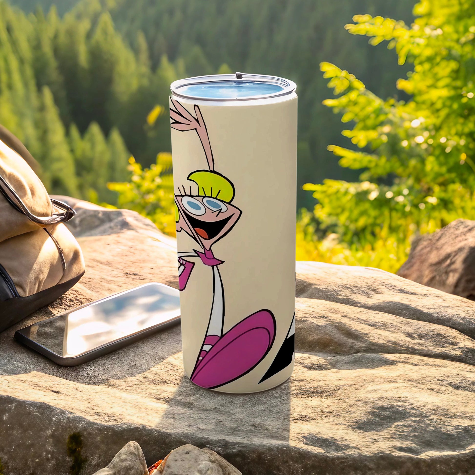 Cartoon Character Tumbler for Outdoor Enthusiasts