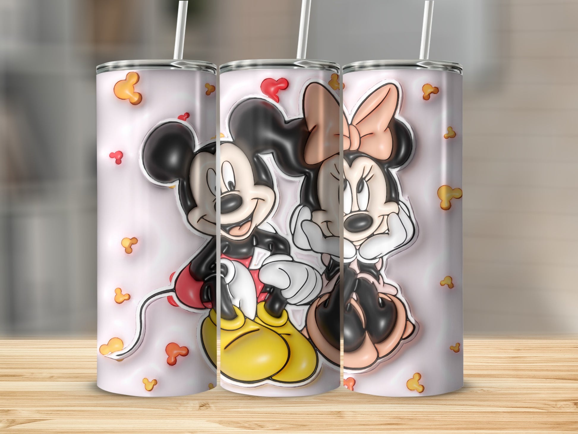 Cute Cartoon Character Tumbler Set for All Ages
