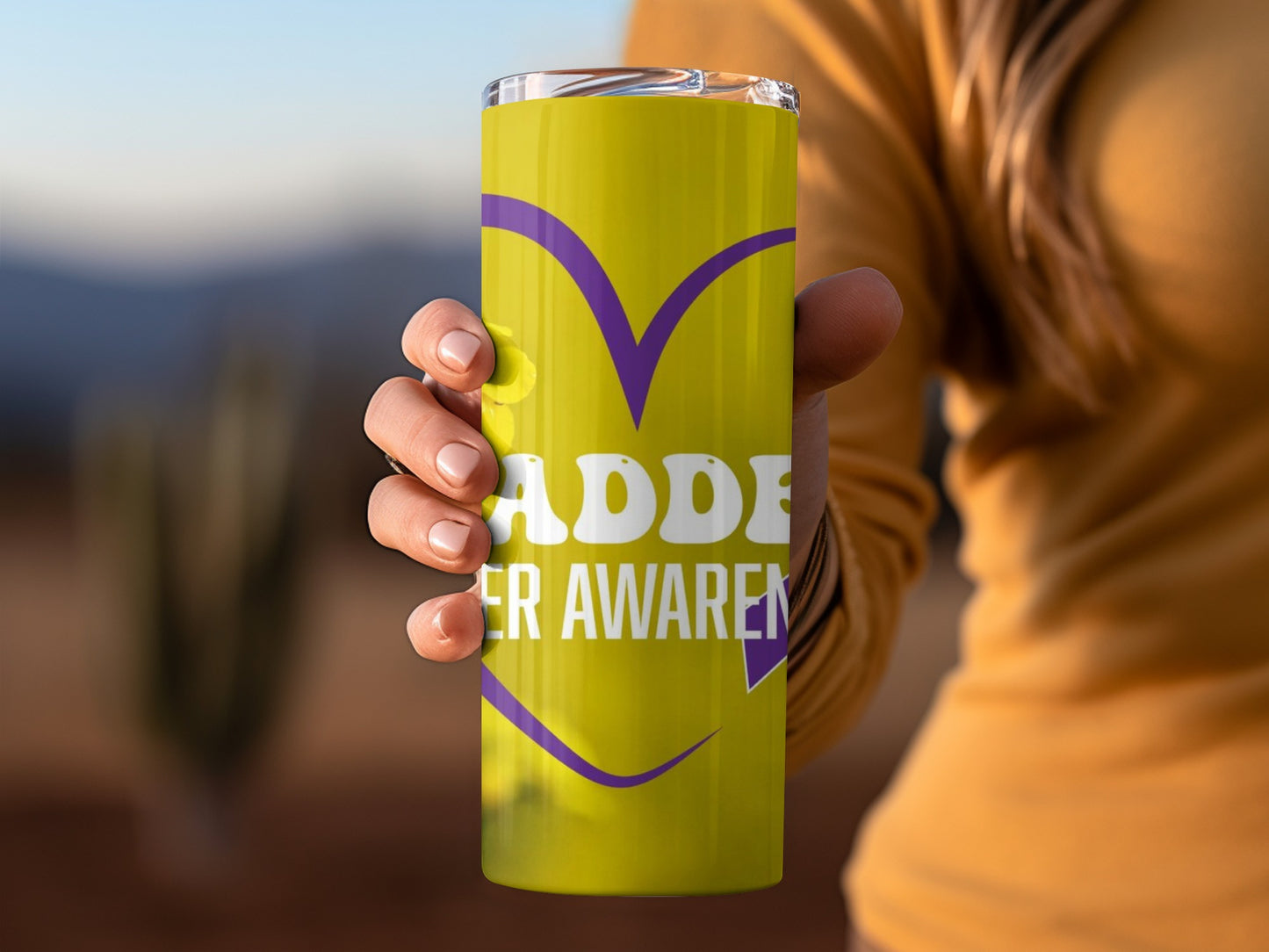 Bladder Cancer Awareness Tumbler Cup Travel Mug
