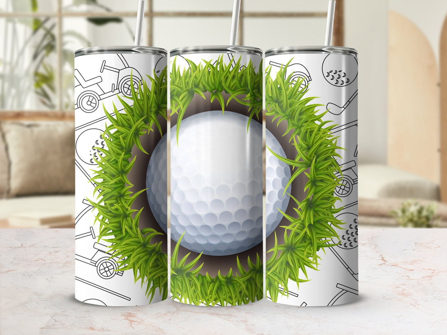 Golf-Themed Tumblers Perfect For Any Sports Lover