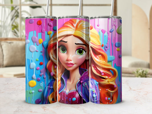Colorful Cartoon Character Stainless Steel Tumbler