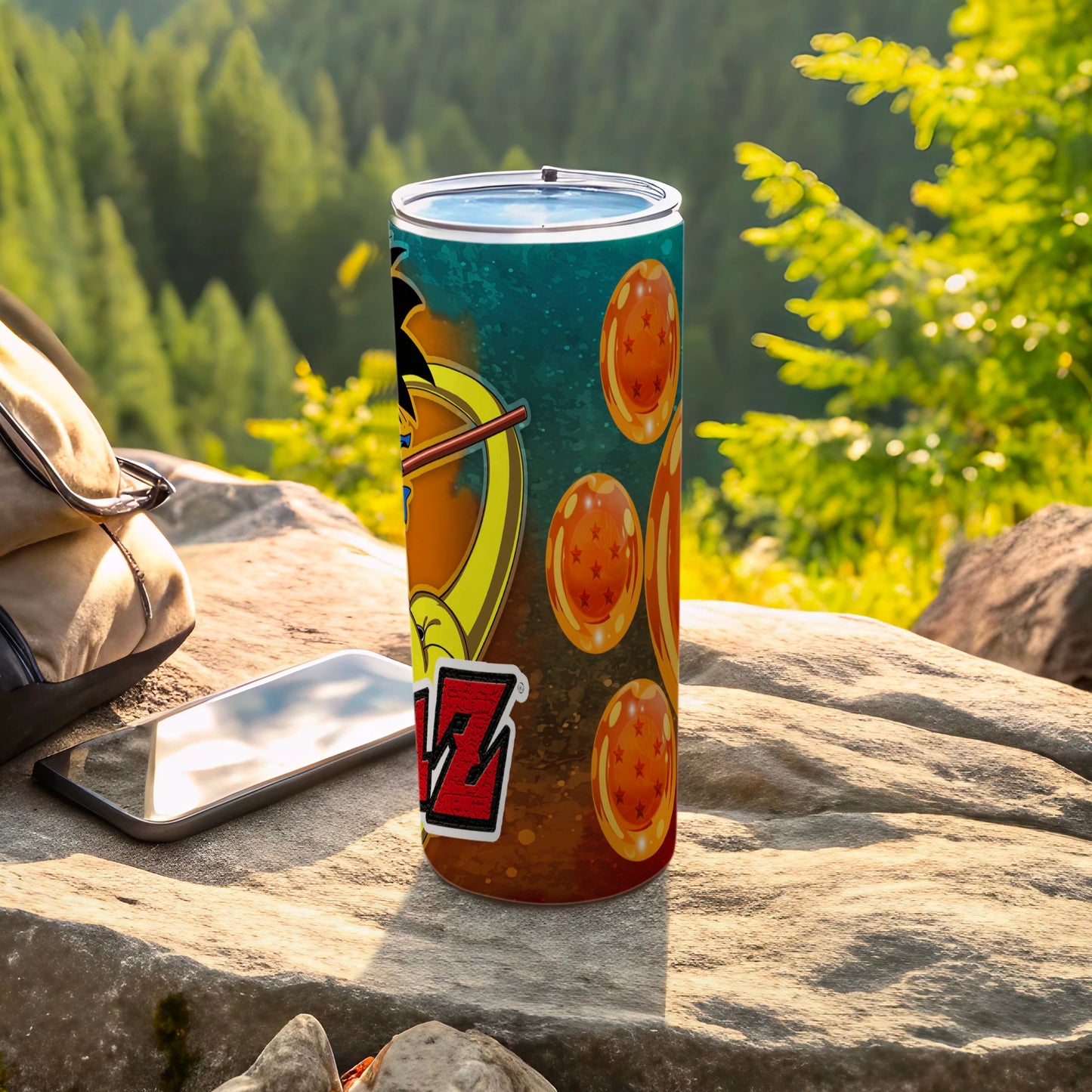 Dragon Ball Z Theme Drink Tumbler for Outdoors
