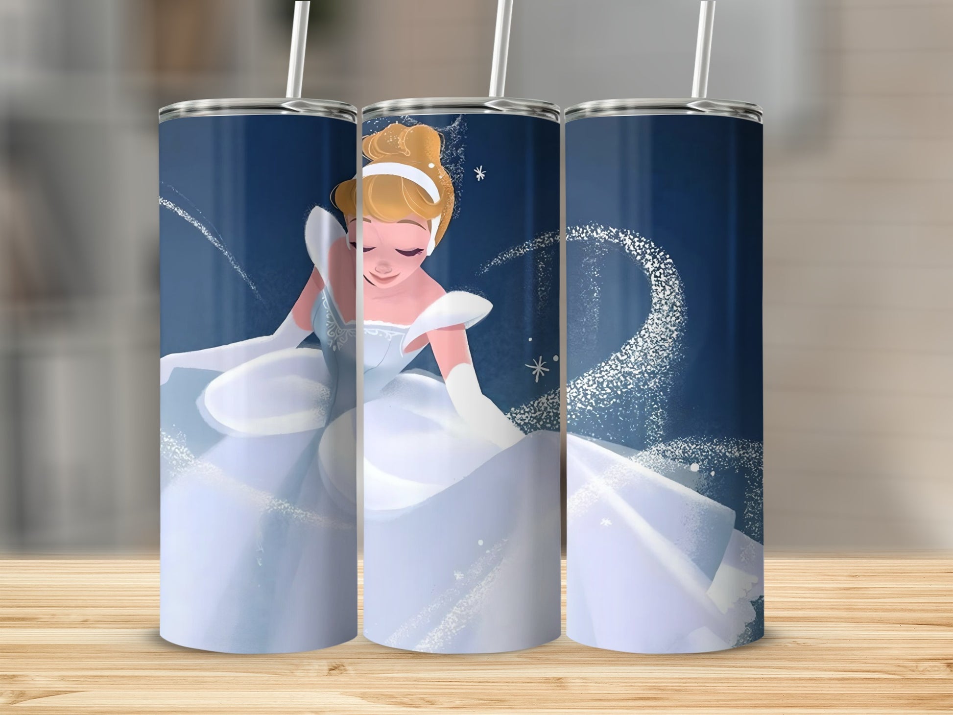 Fairytale Princess Tumbler Cup for Kids and Adults