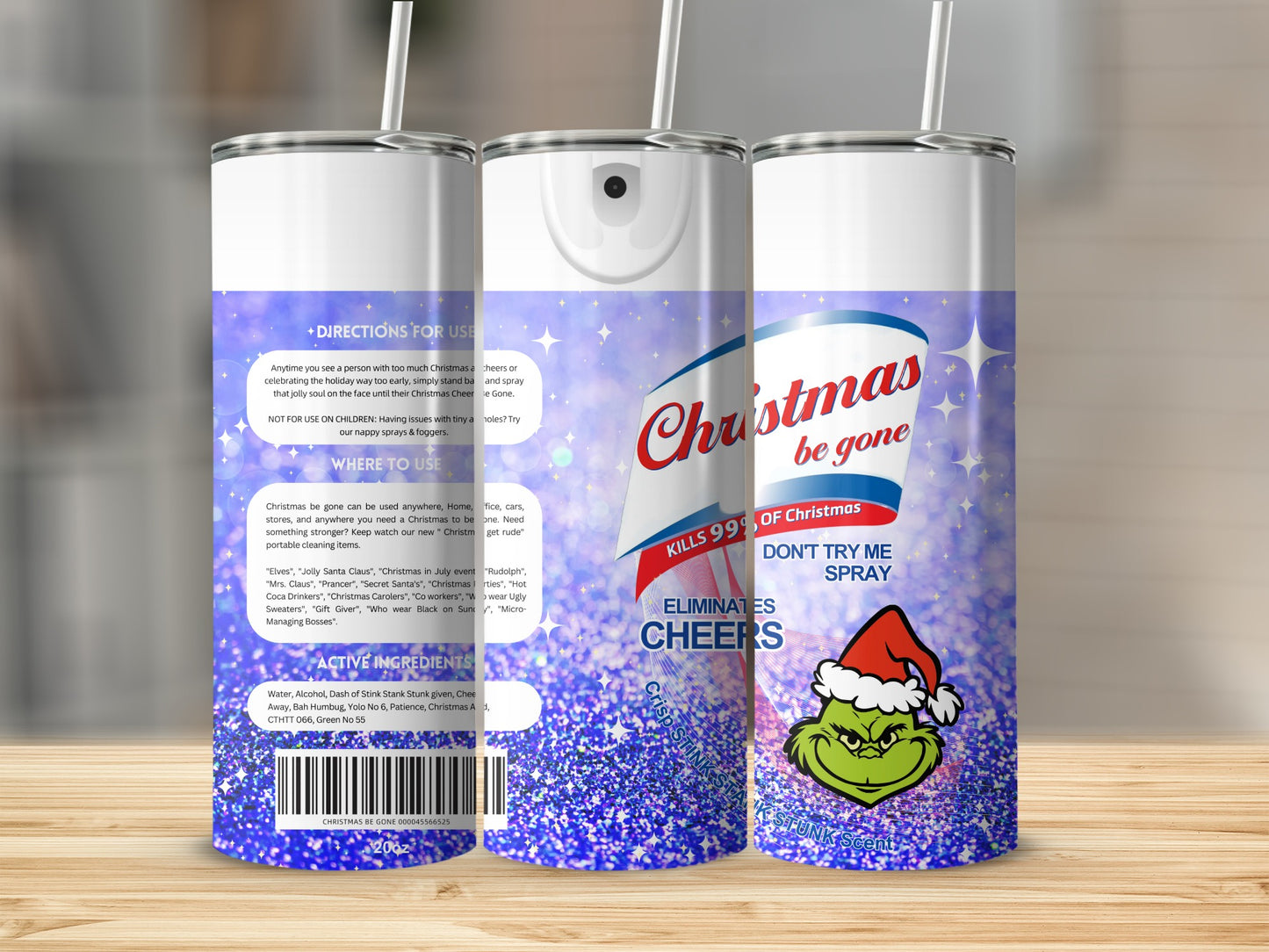 Christmas Be Gone Kills 99.9% Of Christmas Spray