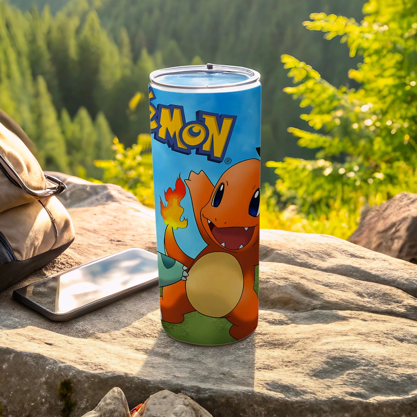 Vibrant Pokémon Charmander Character Printed Tumbler